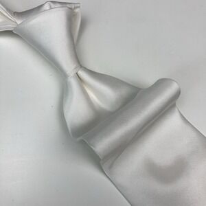 100%Silk Habotai Necktie Tie White 100%silk DIY‎ Painting